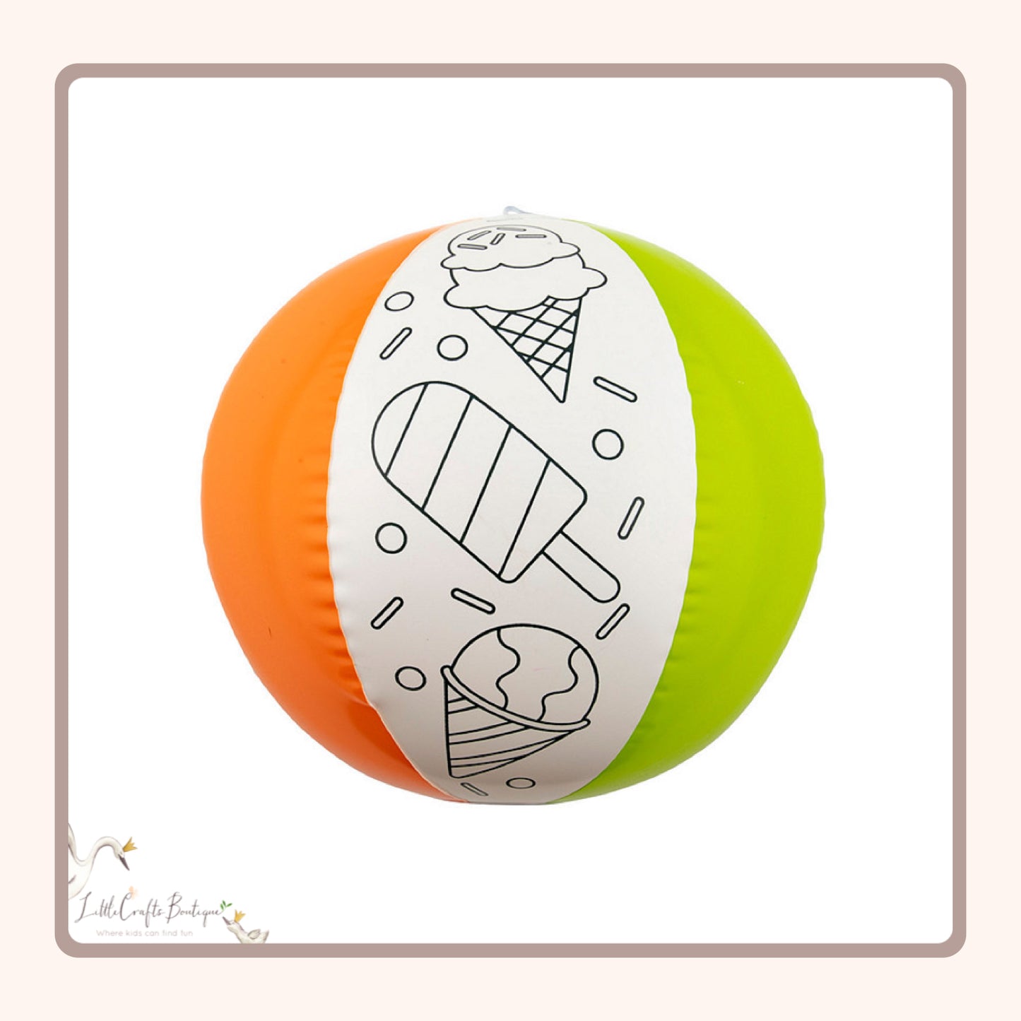 CYO ICE CREAM BEACHBALL CRAFT KIT