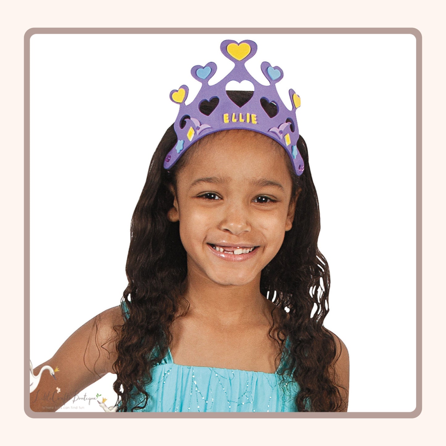 FABULOUS FOAM PRINCESS CROWNS (2 crowns)