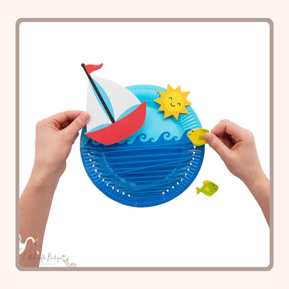 SAIL BOAT PLATE CRAFT KIT