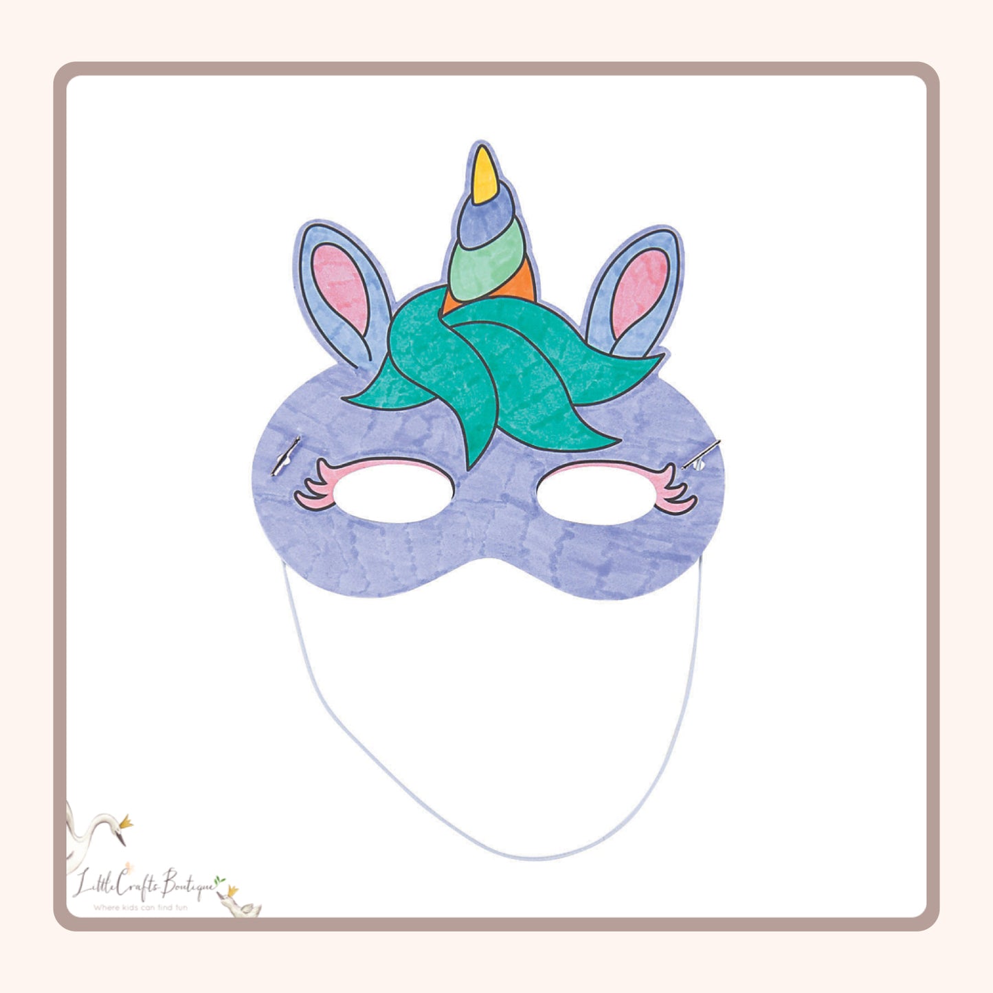 CYO Unicorn Mask craft kit