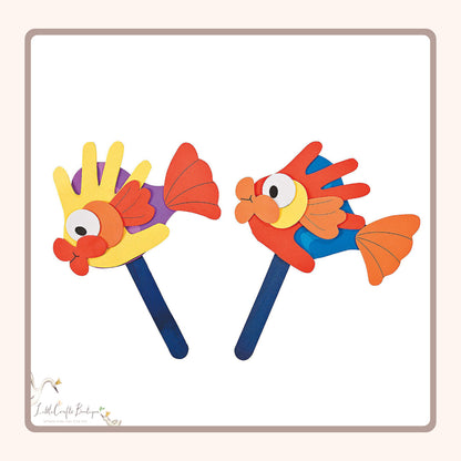 Handprint Fish Puppet Craft Kit