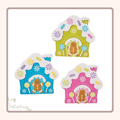 GINGERBREAD HOUSE MAGNET CRAFT KIT