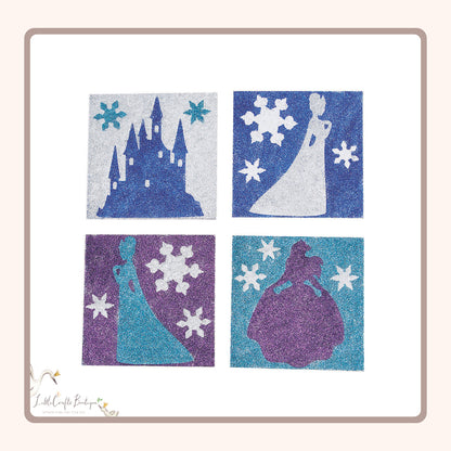 Winter Princess Glitter Sand Art