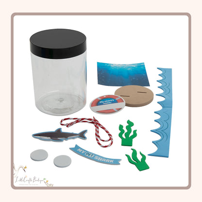 Pet Shark in a Jar Craft Kit -Makes 6