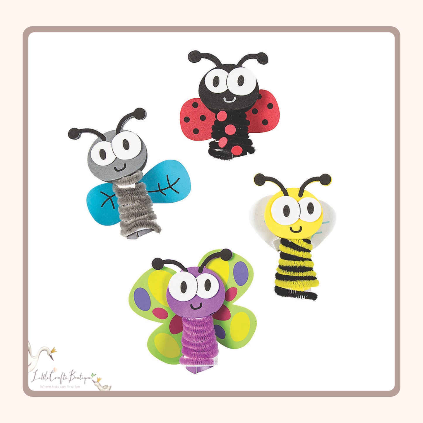 Bug Finger Puppet Craft Kit