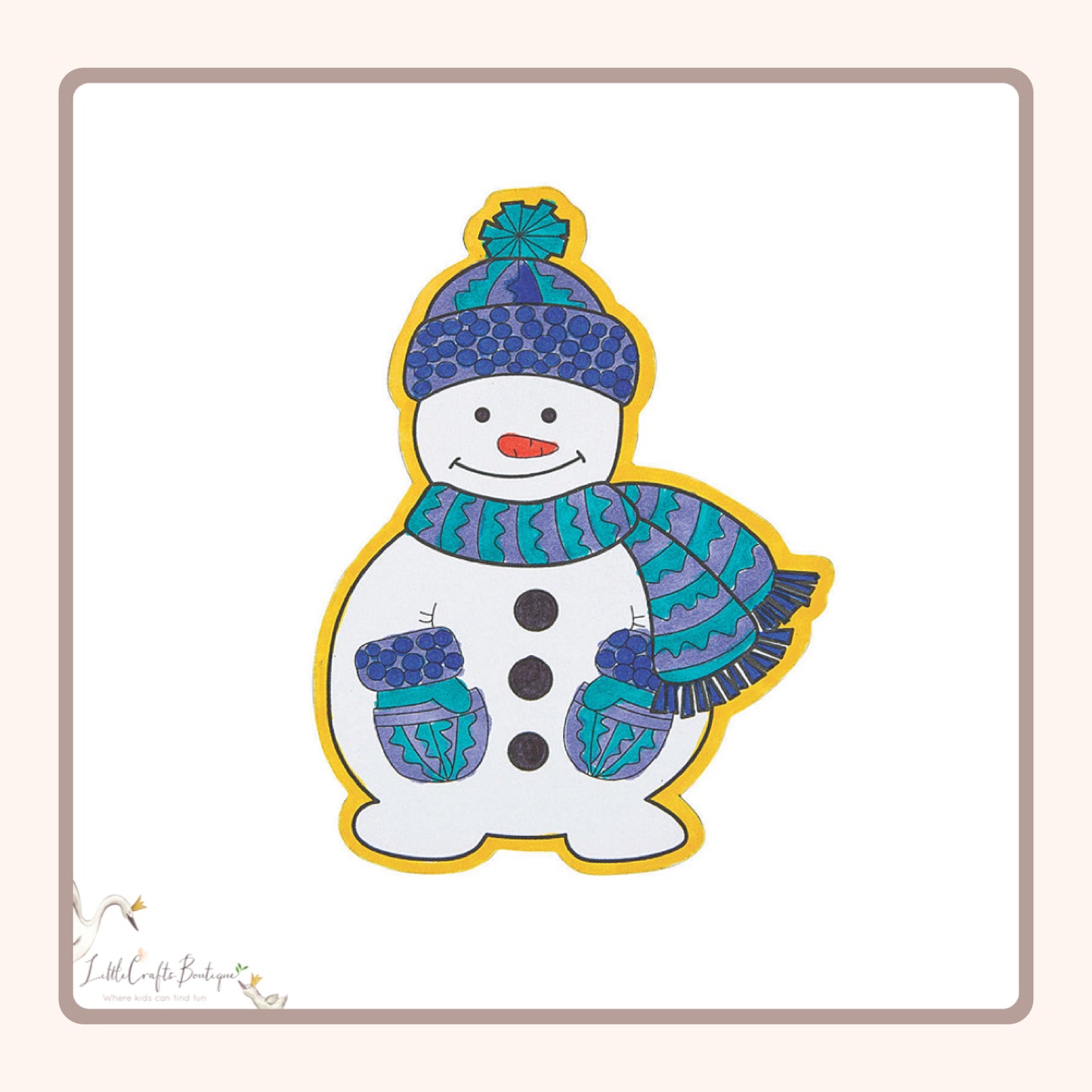 CYO SNOWMAN MAGNET