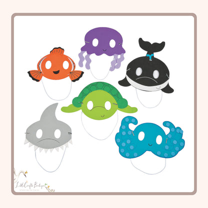 FOAM OCEAN ANIMAL MASK CRAFT KIT