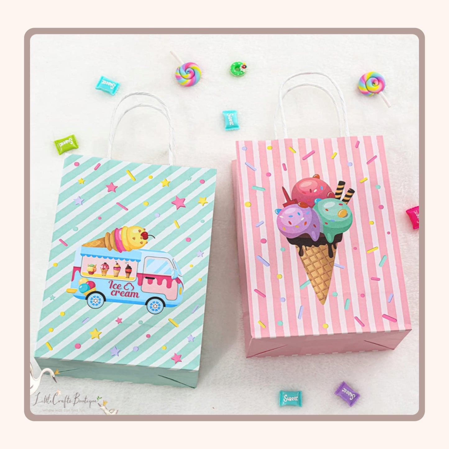 Ice cream paper bag