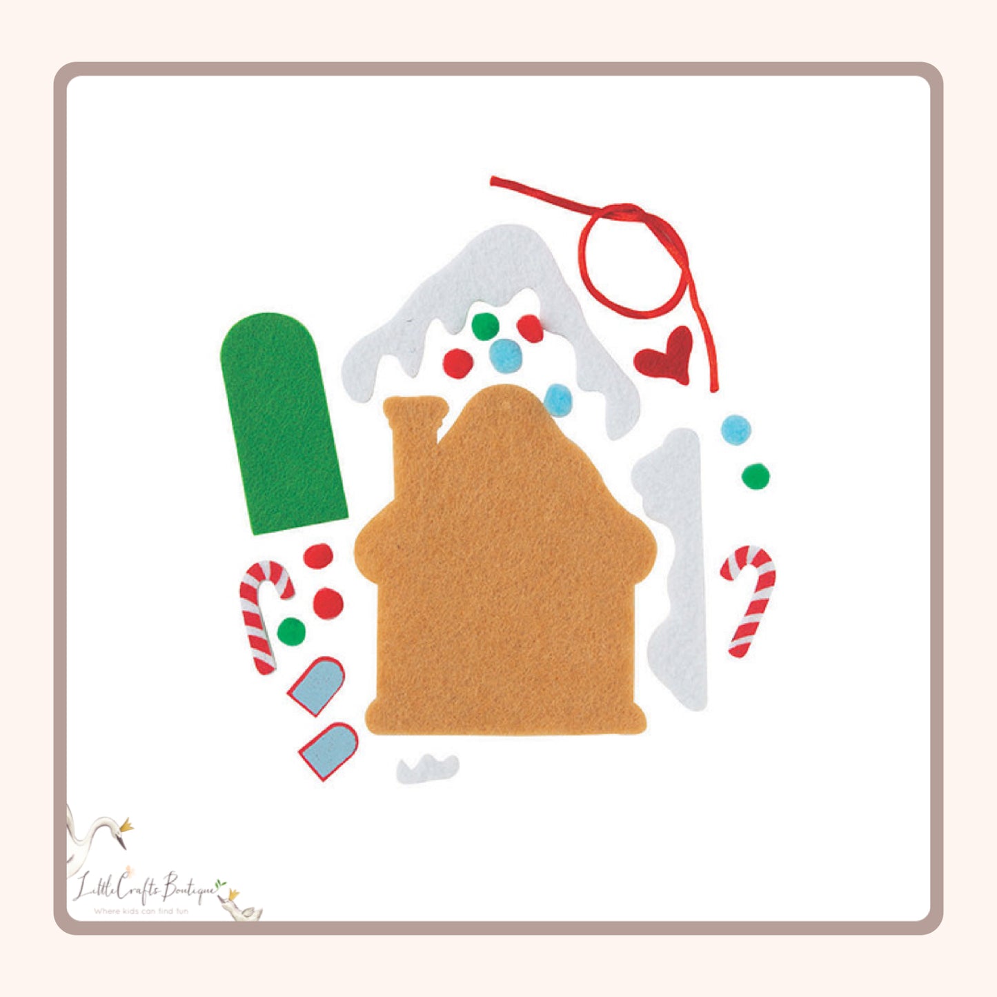 Gingerbread House Craft Kit