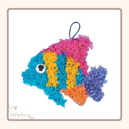 CRINKLE TISSUE TROPICAL FISH CRAFT KIT