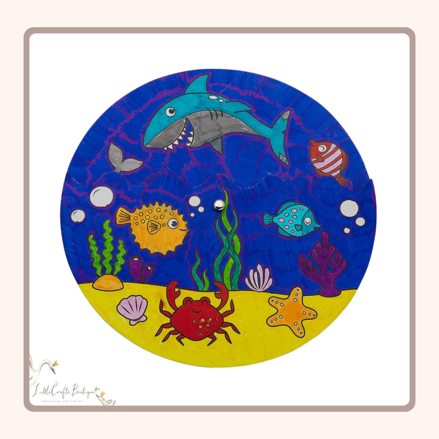 CYO SEALIFE WHEEL CRAFT KIT