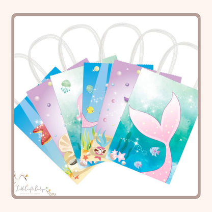 Sea life paper bag - 18Pc