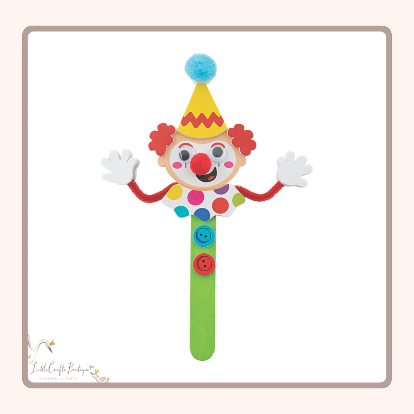 CLOWN STICK CRAFT KIT