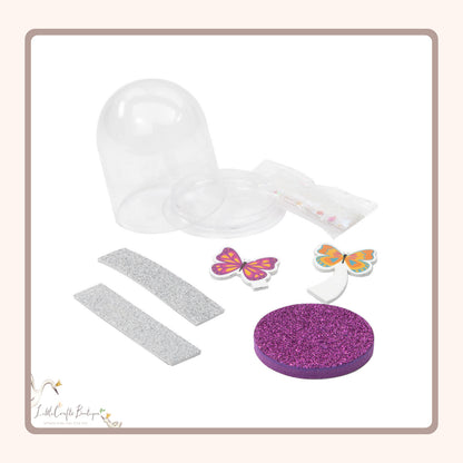 BUTTERFLY GLITTER GLOBE CRAFT KIT