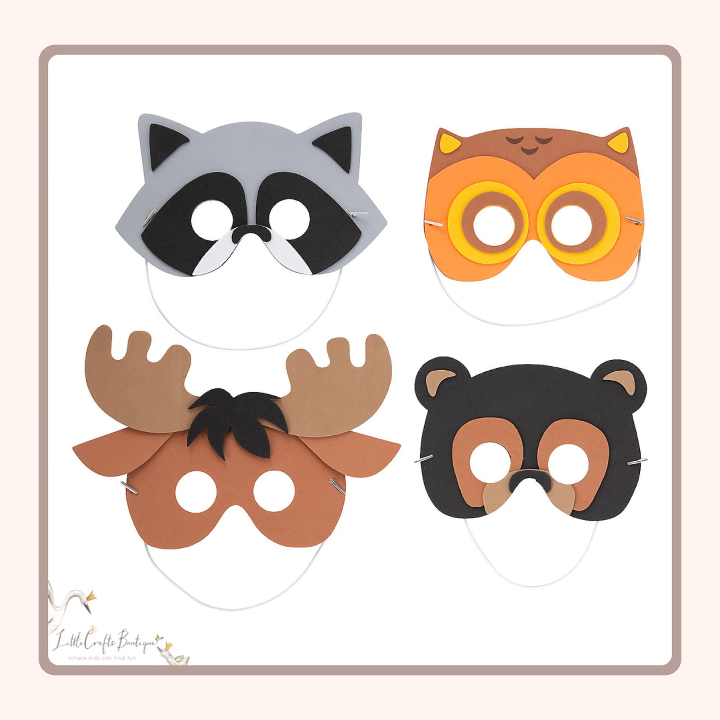 Woodland Animal Mask Craft Kit