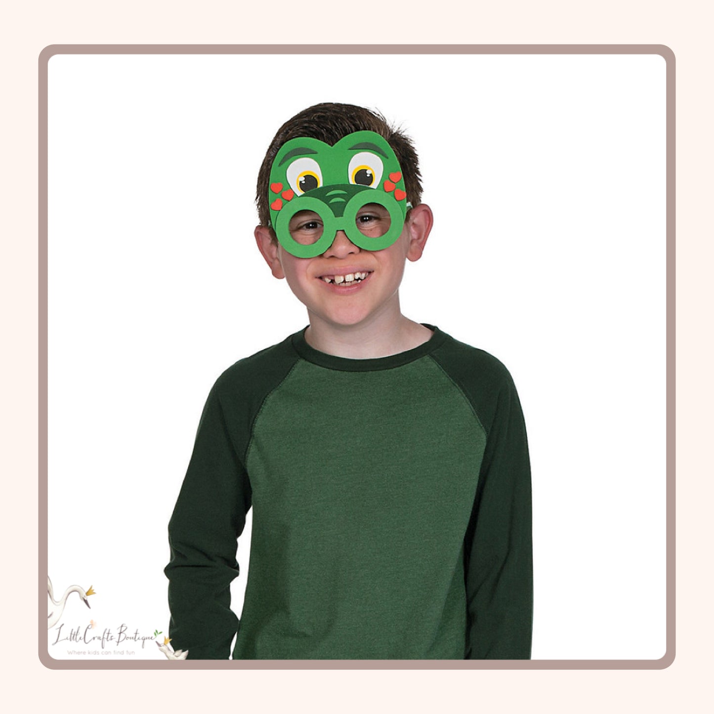 ALLIGATOR FOAM GLASSES CRAFT KIT