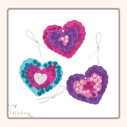 GLITTER MOSAIC HEART CRAFT KIT