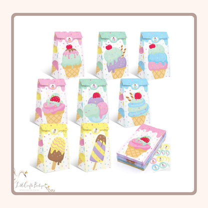 Ice cream paper bag - 12Pc