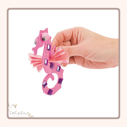 SEAHORSE FOAM CRAFT KIT - Makes 3