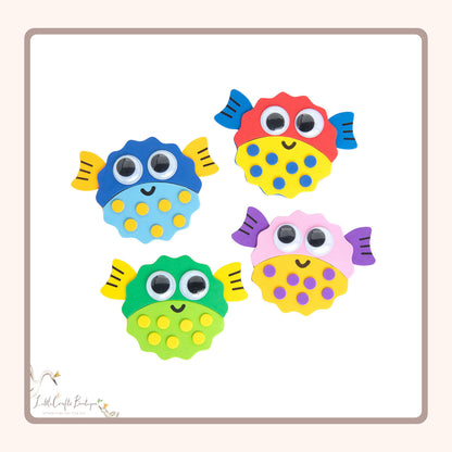 PUFFERFISH FOAM MAGNET CRAFT KIT