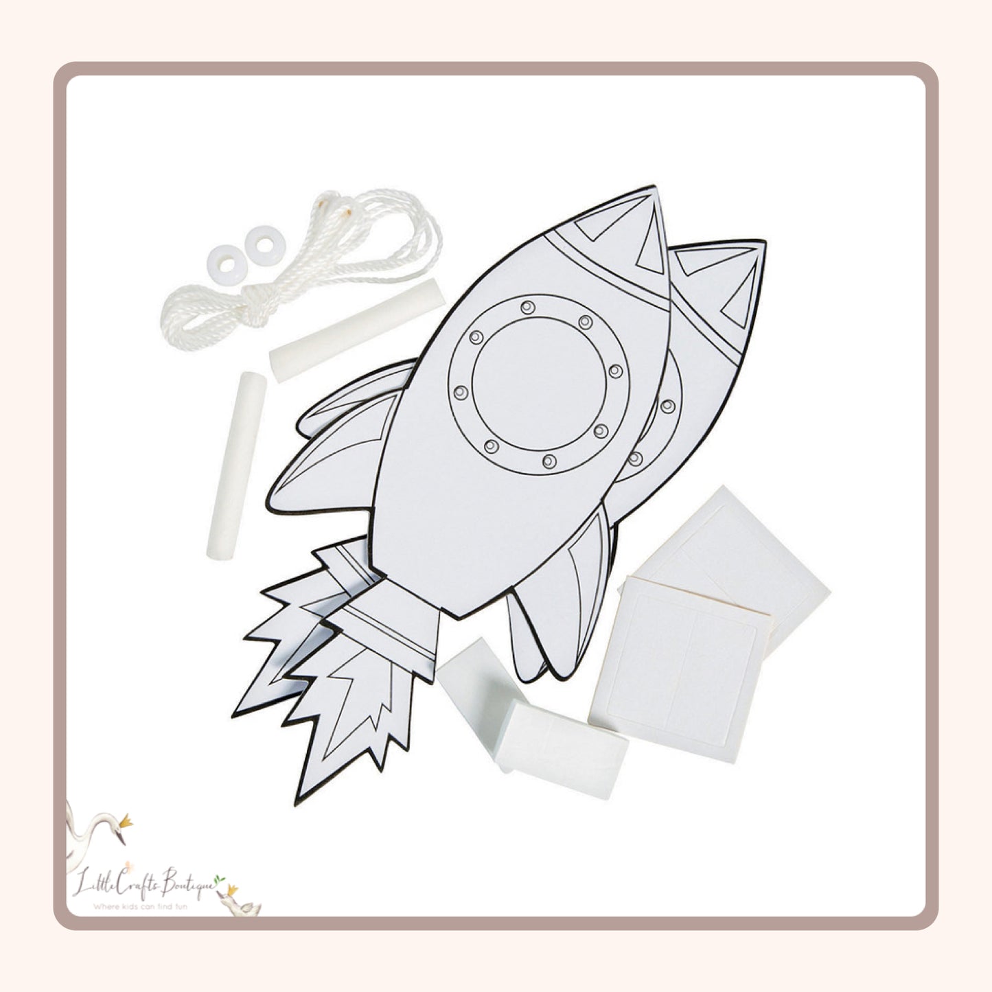 STEM ROCKET PULLEY CRAFT KIT