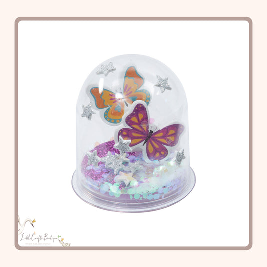 BUTTERFLY GLITTER GLOBE CRAFT KIT