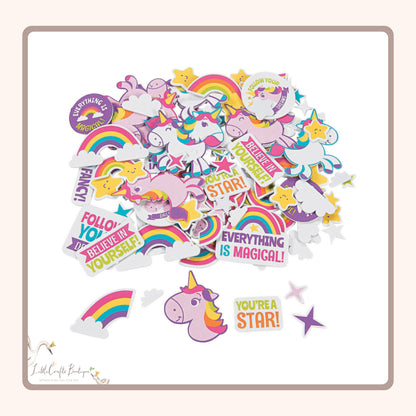 UNICORN FOAM STICKER SHEET