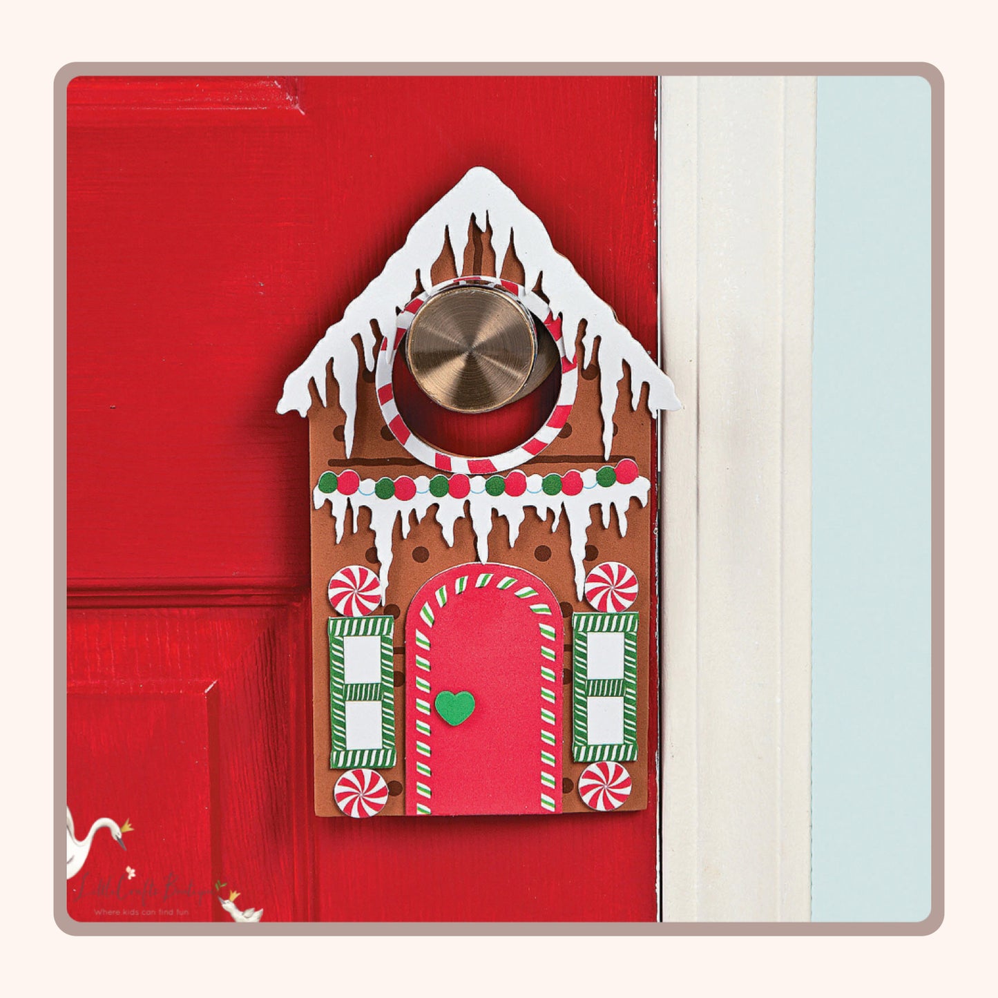 Gingerbread Doorknob Hanger Craft Kit