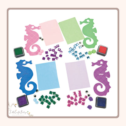 SEAHORSE FOAM CRAFT KIT - Makes 3