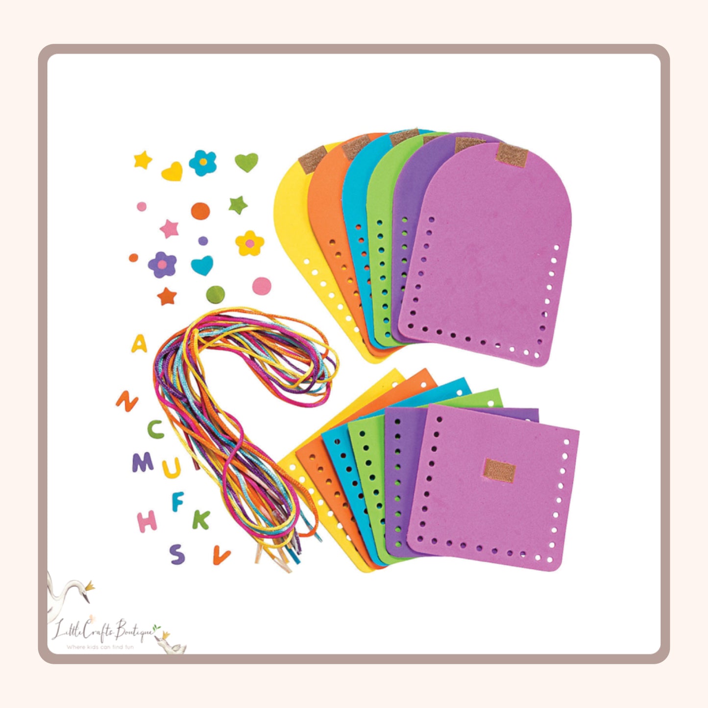 FABULOUS FOAM LACING COIN PURSE